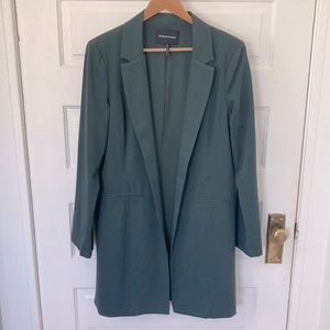 BCBGMaxAzria Long Open Front Blazer